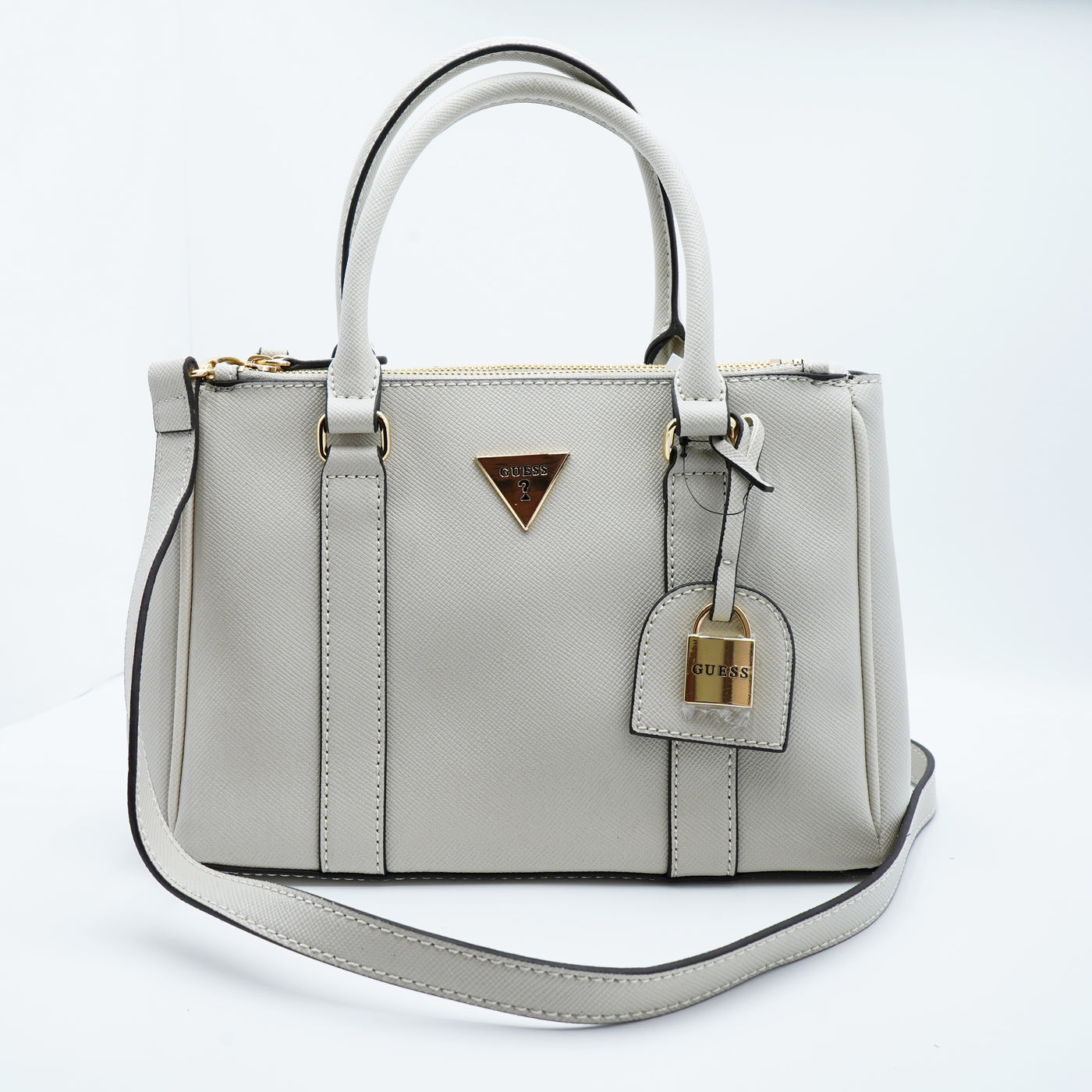 Bolsa Nude con Candado Guess