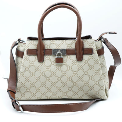 Bolsa Beige con Cafe Nine West