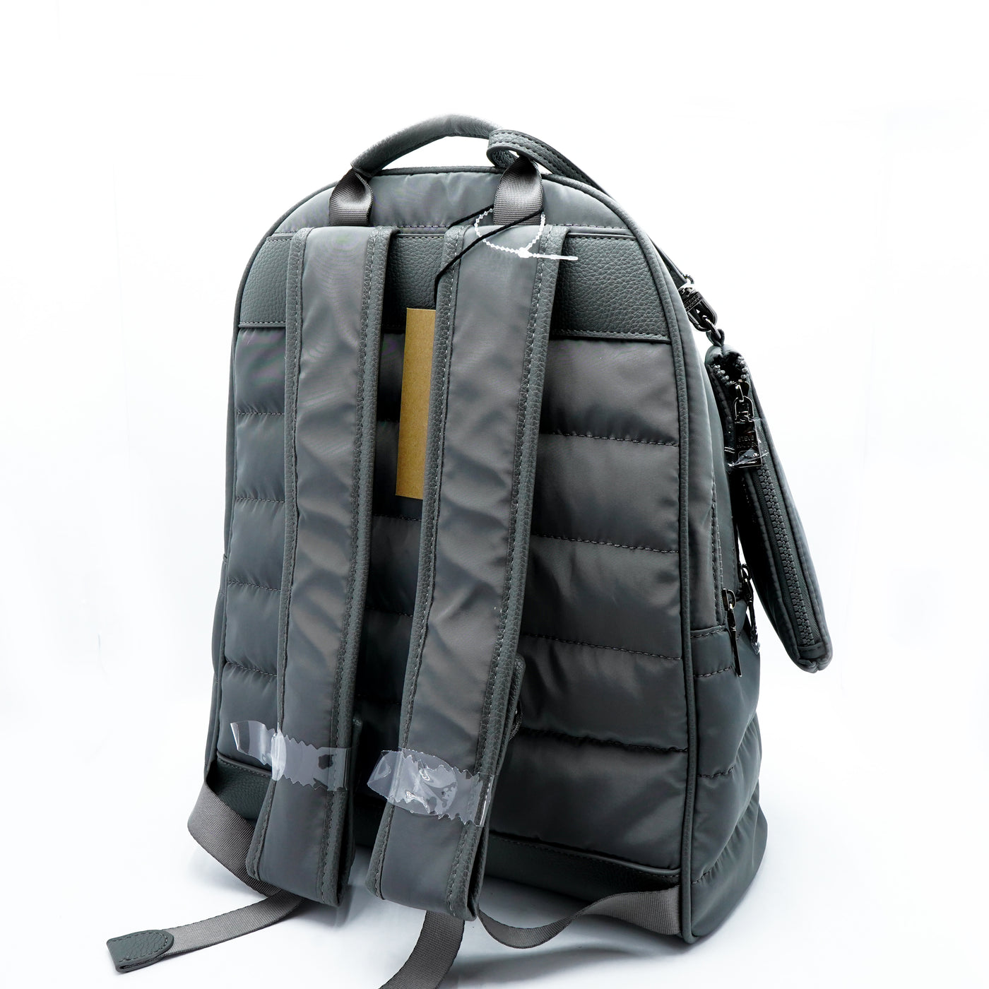 Bolsa/Mochila Gris Alcolchada con Monedero Steve Madden