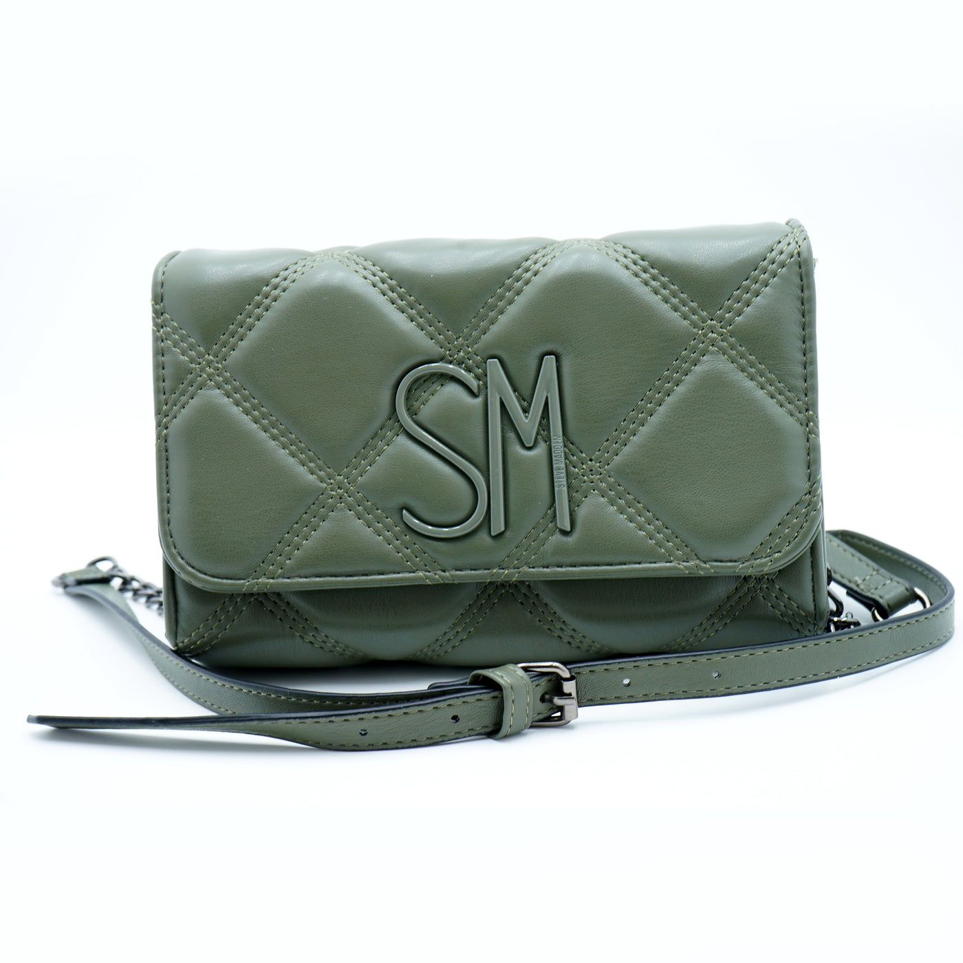 Bolsa Crossbody Verde Acolchada Steve Madden