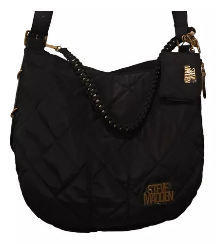 Bolsa Negra Grande Steve Madden