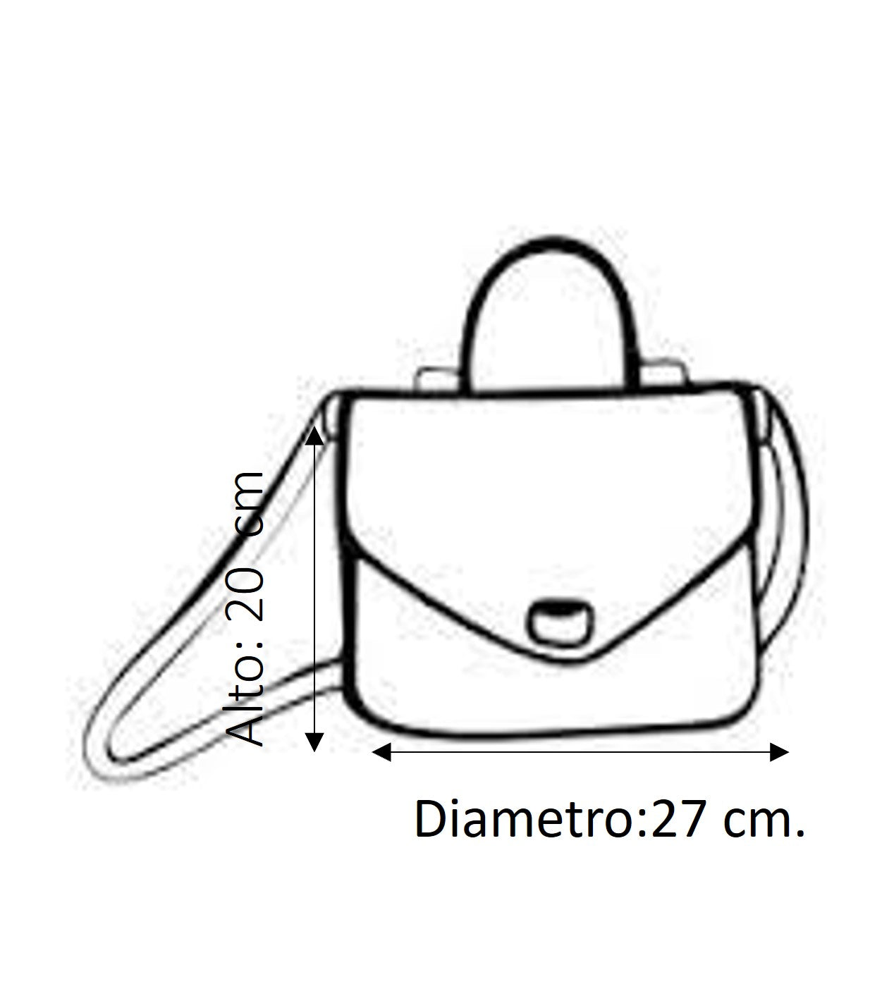 Bolsa con Flores Bordadas Aldo
