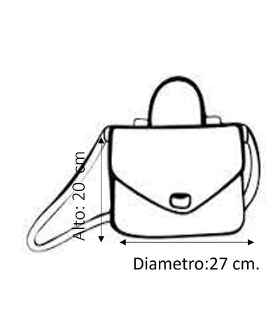 Bolsa con Flores Bordadas Aldo