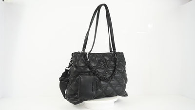 Bolsas Acolchada con Cartera Negra Steve Madden